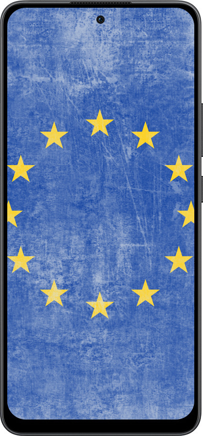 Силиконовый чехол Евросоюз 4 для Oppo Reno13 F 5G / Reno13 F 4G - 765u-3955 изображение 