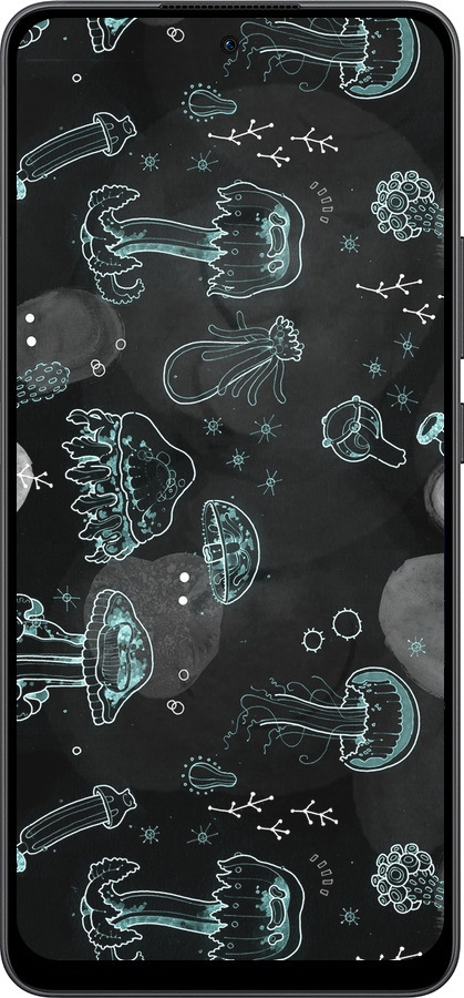 Силіконовий чехол Медузи для Oppo Reno13 F 5G / Reno13 F 4G - 906u-3955 изображение 