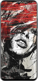 Силиконовый чехол Лицо девушки для Oppo Reno13 Pro - 1162u-3943 изображение 