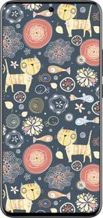 Силиконовый чехол Котята v4 для Oppo Reno13 Pro - 1224u-3943 изображение 