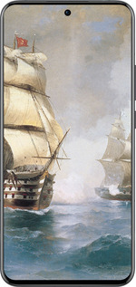 Силиконовый чехол Айвазовский. Корабли для Oppo Reno13 Pro - 160u-3943 изображение 