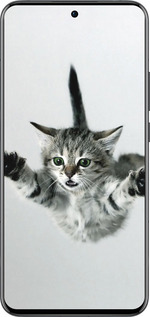 Силіконовий чехол Літаюче кошеня для Oppo Reno13 Pro - 2322u-3943 изображение 