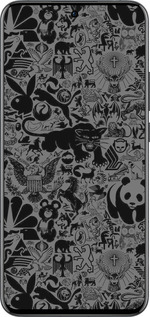 Силиконовый чехол Чёрно-серый стикер бомбинг для Oppo Reno13 Pro - 2432u-3943 изображение 