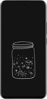 Силиконовый чехол Космос в банке для Oppo Reno13 Pro - 4297u-3943 изображение 