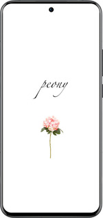 Силиконовый чехол Пион для Oppo Reno13 Pro - 4366u-3943 изображение 