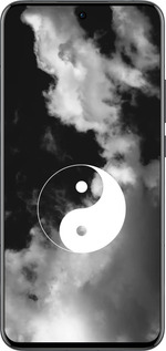 Силіконовий чехол Інь і янь для Oppo Reno13 Pro - 4389u-3943 изображение 