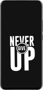 Силиконовый чехол Никогда не сдавайся для Oppo Reno13 Pro - 4572u-3943 изображение 