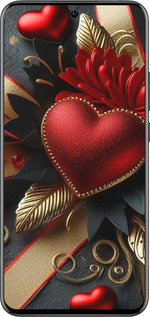 Силіконовий чехол Сердечки v2 для Oppo Reno13 Pro - 5832u-3943 изображение 