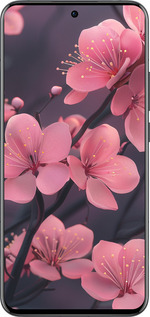 Силіконовий чехол Пурпурова сакура для Oppo Reno13 Pro - 6075u-3943 изображение 