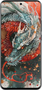 Силиконовый чехол Стихия огня для Oppo Reno13 Pro - 6101u-3943 изображение 