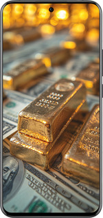 Силиконовый чехол Слитки и доллары для Oppo Reno13 Pro - 6105u-3943 изображение 