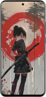 Силиконовый чехол Сумерки воина: Танец с катаной для Oppo Reno13 Pro - 6123u-3943 изображение 