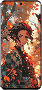 Силиконовый чехол Tanjiro для Oppo Reno13 Pro - 6130u-3943 изображение 