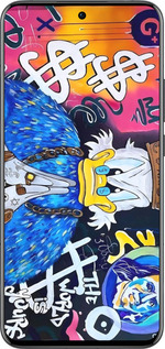 Силиконовый чехол Скрудж 2 для Oppo Reno13 Pro - 6285u-3943 изображение 