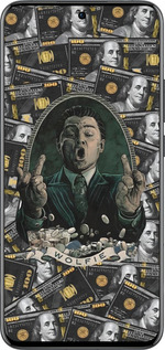 Силиконовый чехол Волк с валл стрит для Oppo Reno13 Pro - 6287u-3943 изображение 