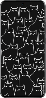 Силиконовый чехол С изображением кошек для Oppo Reno13 Pro - 6470u-3943 изображение 