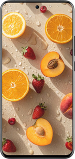 Силиконовый чехол Фрукты 3 для Oppo Reno13 Pro - 6703u-3943 изображение 