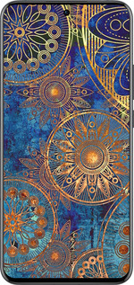 Силіконовий чехол Золотий візерунок для Oppo Reno13 Pro - 678u-3943 изображение 