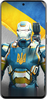 Силиконовый чехол Украинский киборг для Oppo Reno13 Pro - 980u-3943 изображение 