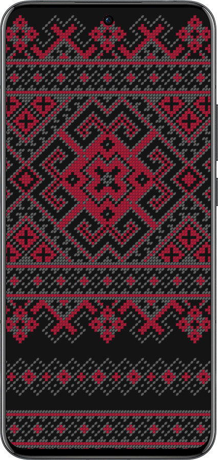 Силіконовий чехол Вишиванка 52 для Oppo Reno13 Pro - 1763u-3943 изображение 