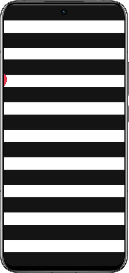 Силиконовый чехол Черно-белые полосы для Oppo Reno13 Pro - 4461u-3943 изображение 