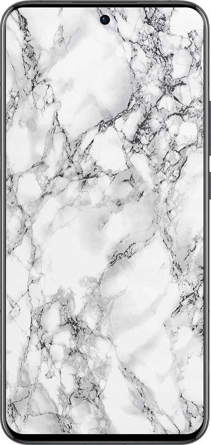 Силиконовый чехол Мрамор белый для Oppo Reno13 Pro - 4480u-3943 изображение 