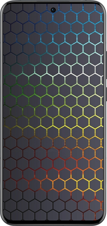 Силиконовый чехол Переливающиеся соты для Oppo Reno13 Pro - 498u-3943 изображение 