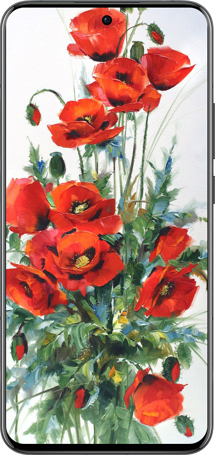 Силиконовый чехол Маки для Oppo Reno13 Pro - 523u-3943 изображение 