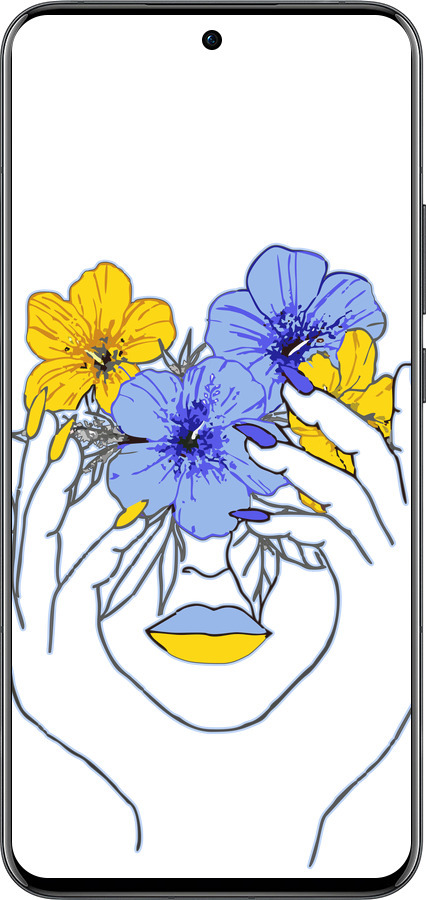 Силиконовый чехол Девушка v4 для Oppo Reno13 Pro - 5276u-3943 изображение 