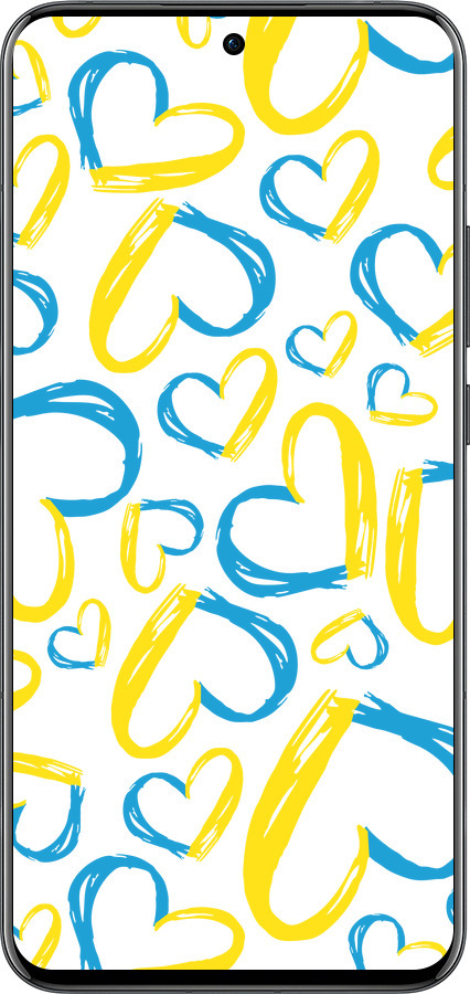 Силиконовый чехол Сердца UA для Oppo Reno13 Pro - 5292u-3943 изображение 