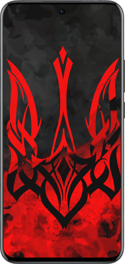 Силіконовий чехол Герб України  для Oppo Reno13 Pro - 5312u-3943 изображение 