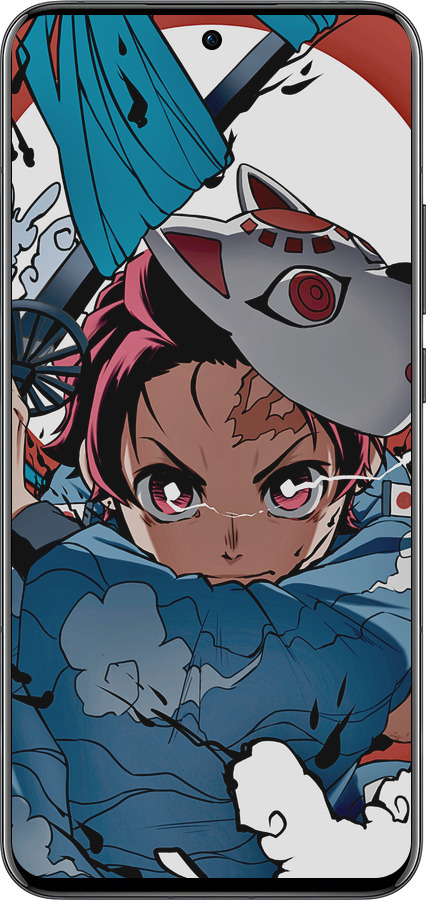 Силиконовый чехол Танджиро Камадо для Oppo Reno13 Pro - 5574u-3943 изображение 