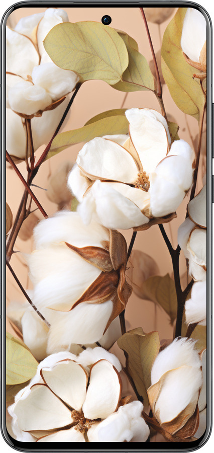 Силиконовый чехол Хлопок для Oppo Reno13 Pro - 5665u-3943 изображение 