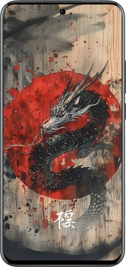 Силиконовый чехол Восточный дух для Oppo Reno13 Pro - 6100u-3943 изображение 