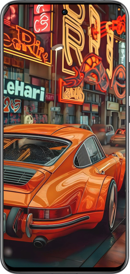 Силиконовый чехол Порше для Oppo Reno13 Pro - 6334u-3943 изображение 