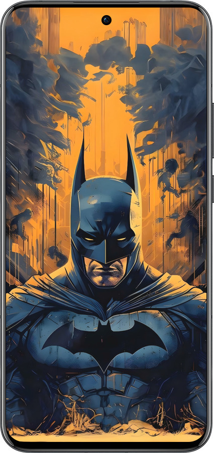 Силиконовый чехол Бэтмен для Oppo Reno13 Pro - 6335u-3943 изображение 