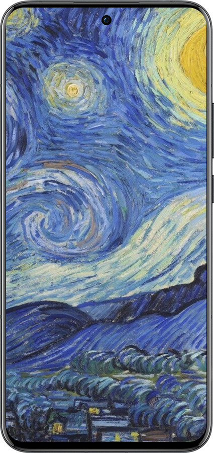 Силиконовый чехол «Звездная ночь» Винсента Ван Гога для Oppo Reno13 Pro - 6433u-3943 изображение 