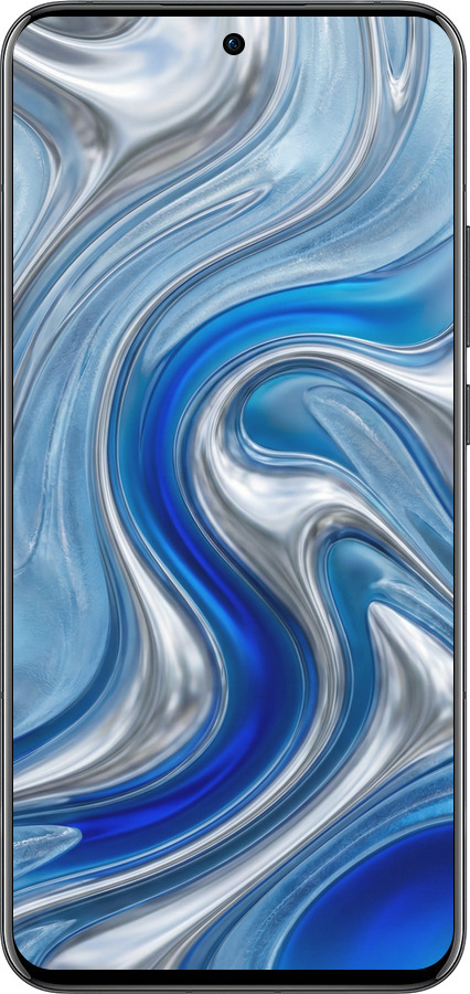 Силиконовый чехол Liquid Chrome для Oppo Reno13 Pro - 6781u-3943 изображение 