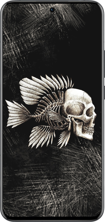 Силиконовый чехол Рыбо-человек для Oppo Reno13 Pro - 683u-3943 изображение 