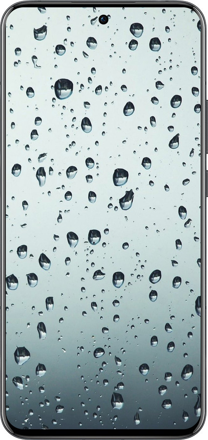 Силиконовый чехол Стекло в каплях для Oppo Reno13 Pro - 848u-3943 изображение 