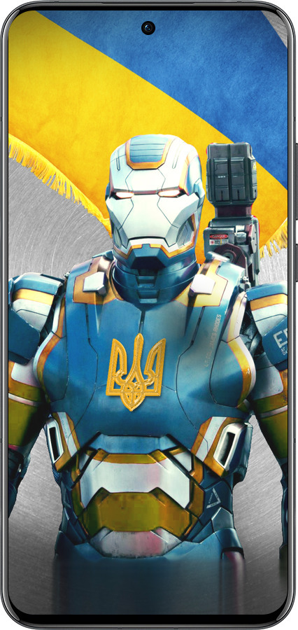 Силиконовый чехол Украинский киборг для Oppo Reno13 Pro - 980u-3943 изображение 