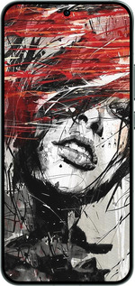 Силиконовый чехол Лицо девушки для Oppo RENO14 5G - 1162u-4058 изображение 