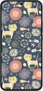 Силиконовый чехол Котята v4 для Oppo RENO14 5G - 1224u-4058 изображение 