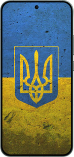 Силиконовый чехол Флаг и герб Украины 2 для Oppo RENO14 5G - 378u-4058 изображение 