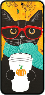 Силиконовый чехол Осенний кот для Oppo RENO14 5G - 4026u-4058 изображение 