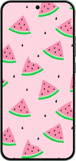 Силиконовый чехол Розовый арбуз для Oppo RENO14 5G - 4314u-4058 изображение 