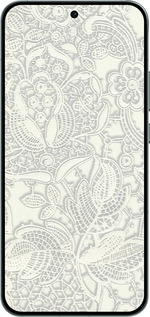 Силіконовий чехол Біле мереживо для Oppo RENO14 5G - 4383u-4058 изображение 