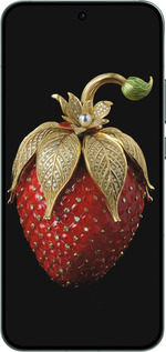 Силиконовый чехол Клубника v3 для Oppo RENO14 5G - 5638u-4058 изображение 