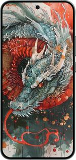 Силиконовый чехол Стихия огня для Oppo RENO14 5G - 6101u-4058 изображение 