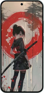 Силиконовый чехол Сумерки воина: Танец с катаной для Oppo RENO14 5G - 6123u-4058 изображение 